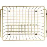 Meir Dish Rack Brushed Bronze Gold