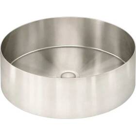 Meir-Round-Stainless-Steel-Bathroom-Basin-380mm-x-110mm-PVD-Brushed-Nickel