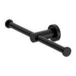 Nero Mecca Double Toilet Roll Holder Matte Black
