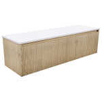 Fienza Alina Groove Scandi Oak 1500 Wall-Hung Cabinet
