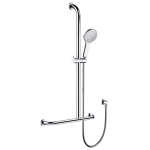 Fienza Luciana Care Inverted T Rail Shower, Right-Hand