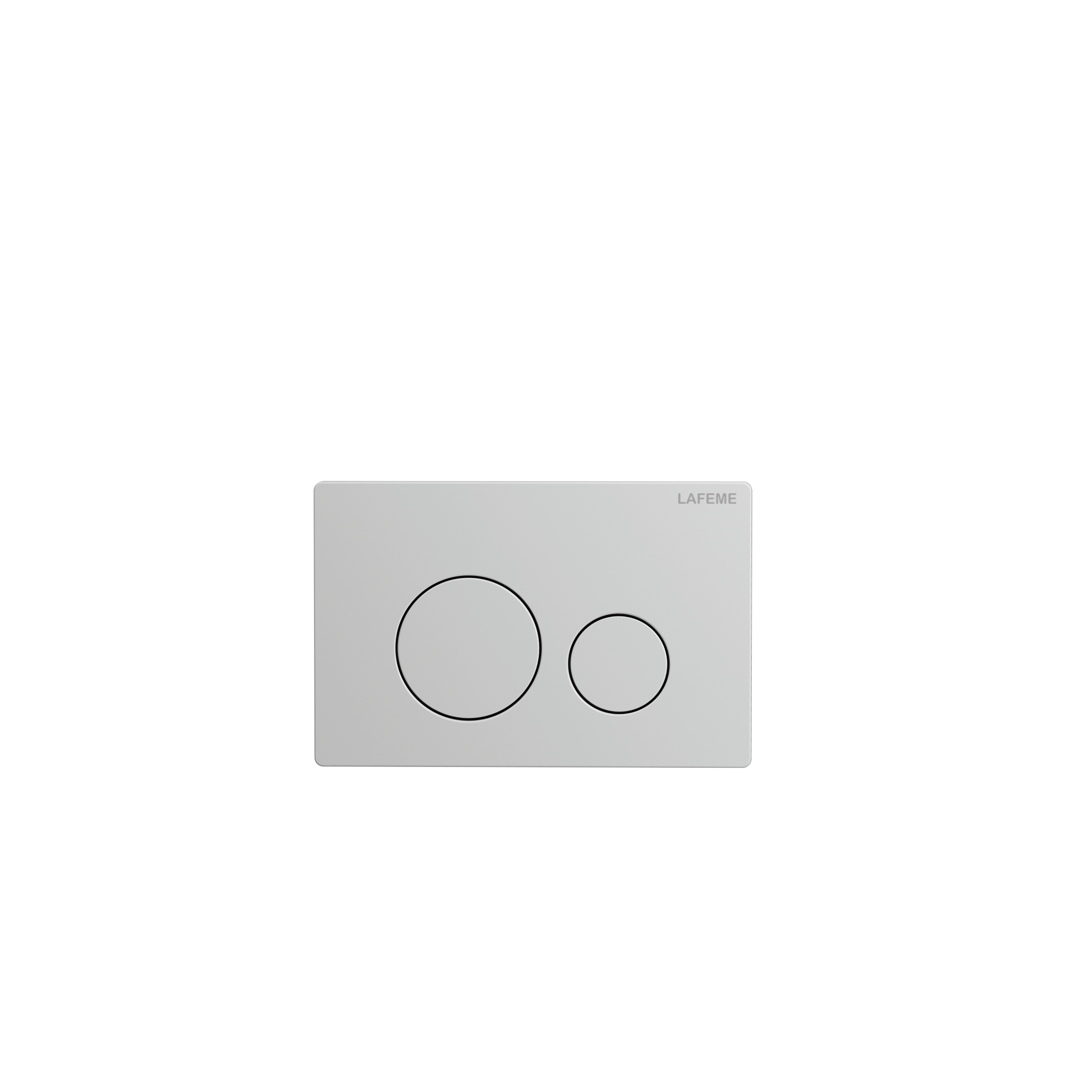 Wall Faced Rimless Smart Toilet Brushed Nickel Flush Plate - BSD