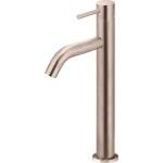 Meir Piccola Tall Basin Mixer with 130mm Spout Champagne