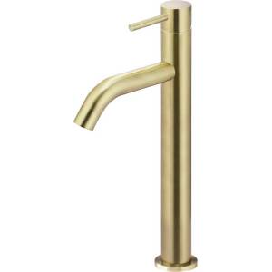 Meir Piccola Tall Basin Mixer with 130mm Spout PVD Tiger Bronze