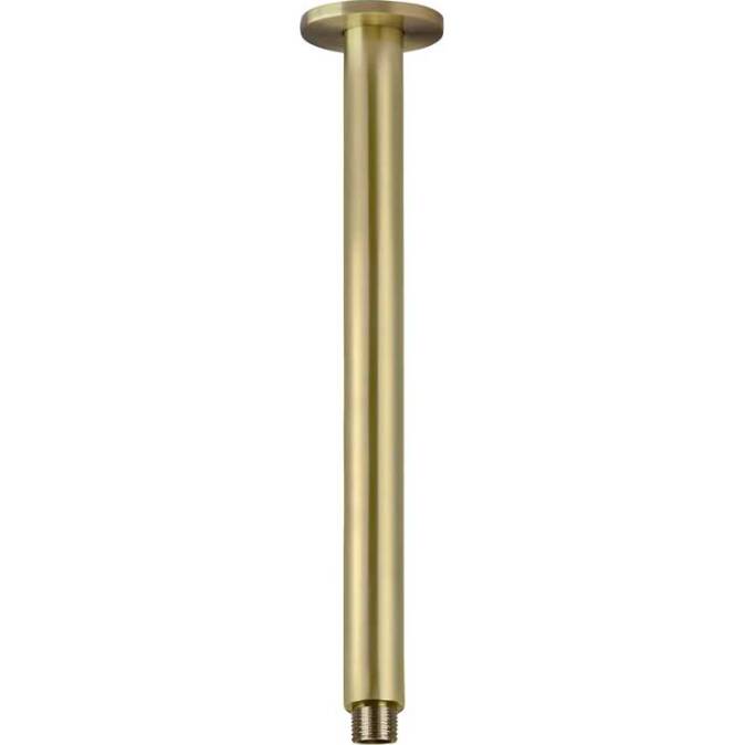 Meir-Round-Ceiling-Shower-Arm-300mm-PVD-Tiger-Bronze