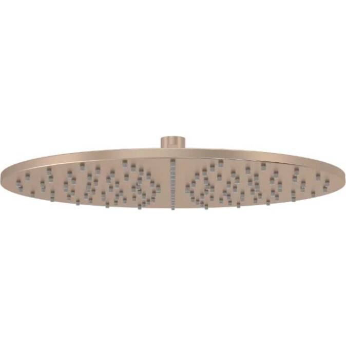 Meir-Round-Shower-Rose-300mm-Champagne