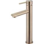 Meir Round Tall Basin Mixer Champagne