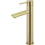 Meir Round Tall Basin Mixer PVD Tiger Bronze