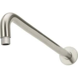 Meir Round Wall Mounted Shower Arm 400mm PVD Brushed Nickel