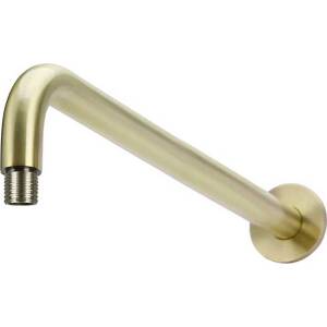 Meir Round Wall Mounted Shower Arm 400mm PVD Tiger Bronze