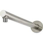 Meir Round Wall Shower Arm 400mm Brushed Nickel