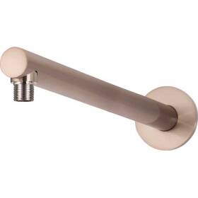 Meir-Round-Wall-Shower-Arm-400mm-Champagne