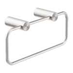Nero Mecca Hand Towel Ring Brushed Nickel