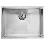 Eden 580x440x200 Single Bowl Stainless Steel Sink Undermount/Above Mount