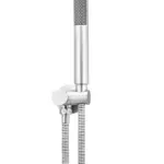 Ovia Chrome Milan Slim Microphone Hand Shower on Swivel Bracket Single Function