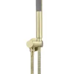 Ovia Brushed Gold Milan Slim Microphone Hand Shower on Swivel Bracket Single Function