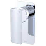 Fienza Tono Wall Mixer Large Square Plate Chrome