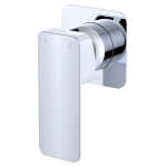 Fienza Tono Wall Mixer Small Square Plate Chrome