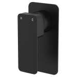 Fienza Tono Wall Mixer Large Square Plate Matte Black