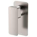 Fienza Tono Wall Mixer Large Square Plate Brushed Nickel