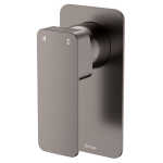Fienza Tono Wall Mixer Large Square Plate Gun Metal