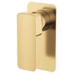 Fienza Tono Wall Mixer Large Square Plate Urban Brass