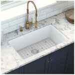 Ovia 685x483x254mm Undermount Fine Fireclay Butler Sink Single Bowl Farmhouse Kitchen Sink