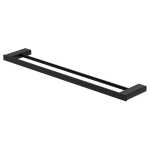 Fienza Tono Double Towel Rail 610 mm Matte Black