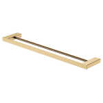 Fienza Tono Double Towel Rail 610 mm Urban Brass