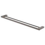 Fienza Tono Double Towel Rail 810 mm Gun Metal