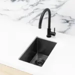 Meir Kitchen Mini Sink Single Bowl 272mm x 382mm - Gunmetal Black