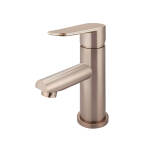Meir Round Paddle Basin Mixer Champagne
