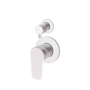 Meir Round Paddle Diverter Mixer Polished Chrome