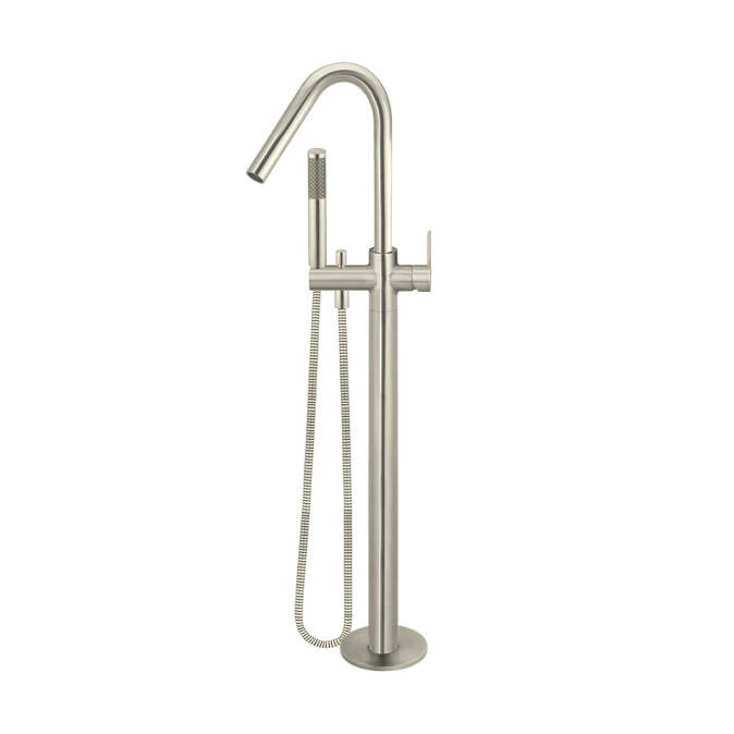 Meir-Round-Paddle-Freestanding-Bath-Spout-and-Hand-Shower-Brushed-Nickel