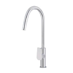 Meir Round Paddle Piccola Pull Out Kitchen Mixer Tap Polished Chrome