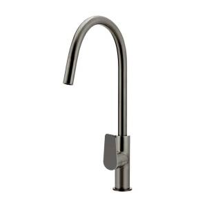 Meir Round Paddle Piccola Pull Out Kitchen Mixer Tap Shadow
