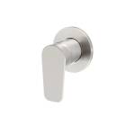 Meir Round Paddle Wall Mixer Brushed Nickel