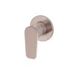 Meir Round Paddle Wall Mixer Champagne