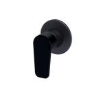 Meir Round Paddle Wall Mixer Matte Black