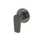 Meir Round Paddle Wall Mixer Set Shadow