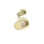 Meir Round Pinless Diverter Mixer Tiger Bronze