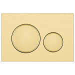 Geberit Round Flush Buttons for Sigma Urban Brass Brushed Gold