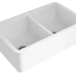 Ovia 813x483x254mm Undermount Fine Fireclay Butler Sink Double Bowl Farmhouse Kitchen Sink