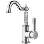 Ikon Federation Clasico Basin Mixer Brass Handle Chrome - Clearance