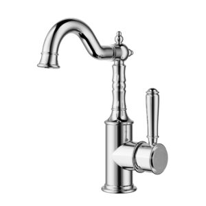 Ikon Federation Clasico Basin Mixer Brass Handle Chrome - Clearance