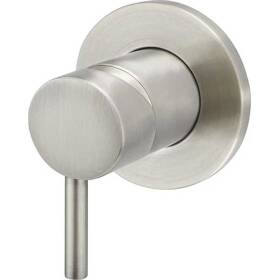 Meir-Round-Wall-Mixer-Short-Pin-Lever-Brushed-Nickel