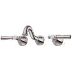 Ikon Federation Clasico Bath Set Brass Handle Brushed Nickel - Clearance