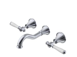 Ikon Federation Clasico Bath Set Ceramic Handle Chrome - Clearance