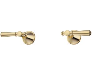 Ikon Clasico Wall Top Assemblies Brass Handle Brushed Gold - Clearance