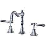 Ikon Clasico Basin Set Brass Handle Chrome - Clearance